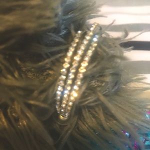 Silver hoop earrings
